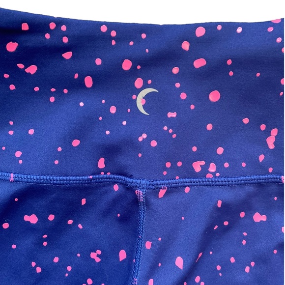 Authentic Zyia Navy Pink Splash Light n Tight Hi-Rise - Picture 6 of 10